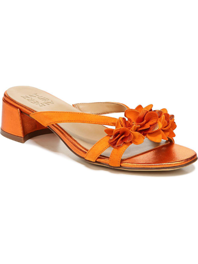 Shop Naturalizer Jupiter Womens Embellished Heels In Orange