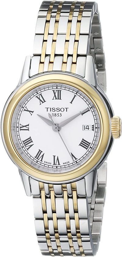 Shop Tissot Women's Carson 29mm Quartz Watch In Gold
