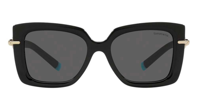 Shop Tiffany & Co . Square Frame Sunglasses In Black