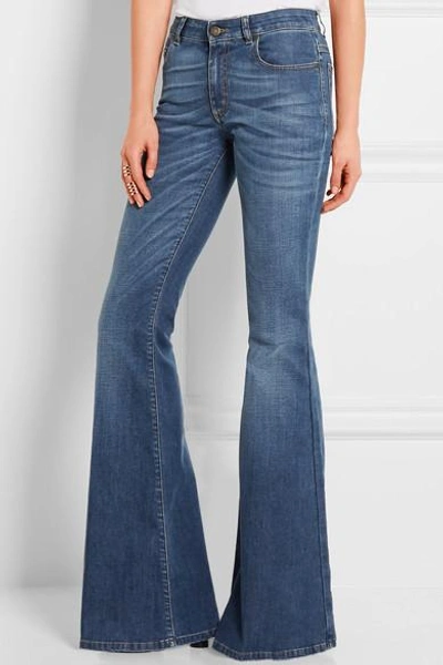 Shop Tom Ford Mid-rise Flared Jeans
