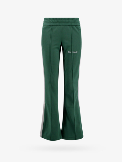 Shop Palm Angels Woman Trouser Woman Green Pants