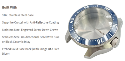 Pre-owned Ratio Freediver X Automatic Diver's Blue Dial Case 40mm Rtx003 Men's Watch 200m