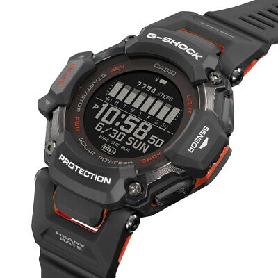 Pre-owned Casio G-shock Gbd-h2000-1ajr G-squad Sport Bluetooth Gps Digital Men Watch