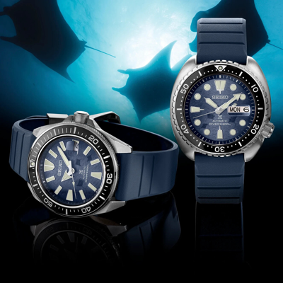 Pre-owned Seiko Prospex Save The Ocean Special Edition Automatic 45mm 20 Atm Men's Watch