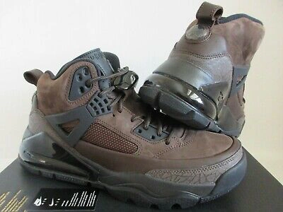 Pre-owned Jordan Nike Air  Spizike 270 Boot Dark Cinder Brown-black Sz 9 [ct1014-200]