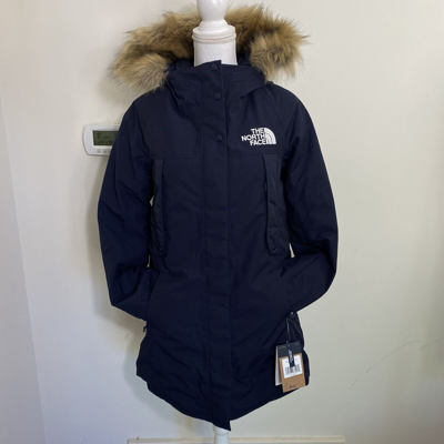 Pre-owned The North Face Women's Outerboroughs Parka Down Coat Aviator Navy Sz S M L In Blue