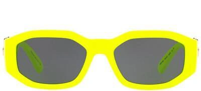 Pre-owned Versace The Clans Ve 4361 Yellow/grey 53/18/140 Unisex Sunglasses In Gray