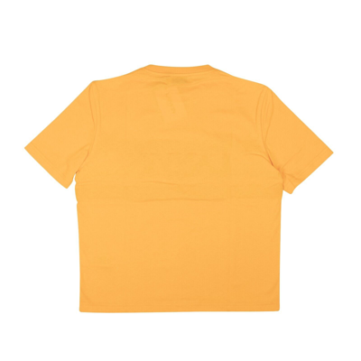 Pre-owned Lanvin Mandarin Orange Cotton Classic Logo T-shirt Size M $650
