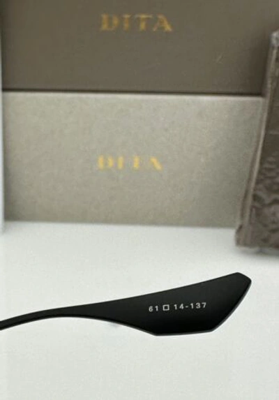 Pre-owned Dita Grand Emperik Sunglasses Dts159-a-01 Gold Metal Frame Gray Gradient Lenses