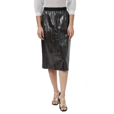 Pre-owned Rachel Comey Anthracite Women's Eel Vox Pencil Skirt, Us S In Gray