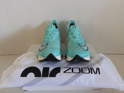 Pre-owned Nike Wmns  Zoom Alphafly Next% Hyper Turquise-white-black Sz 7 [cz1514-300] In Green