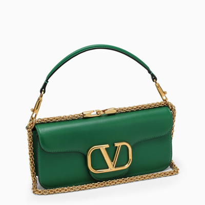 Valentino Garavani Locò small green shoulder bag