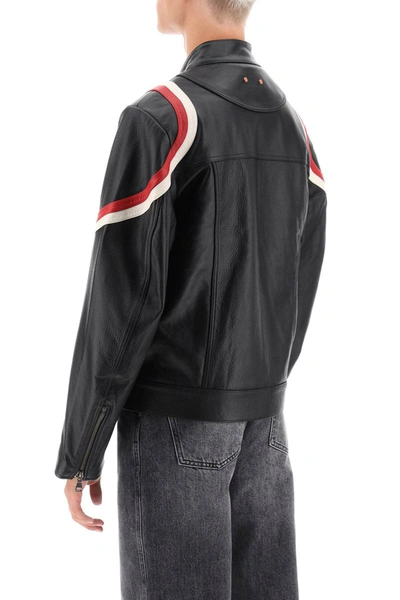 Shop Andersson Bell Biker Jacket In Cow Leather In Black