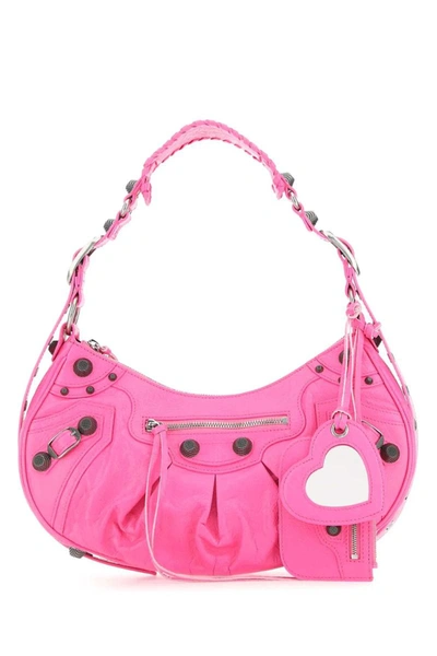 Shop Balenciaga Shopping Bags In F.pink