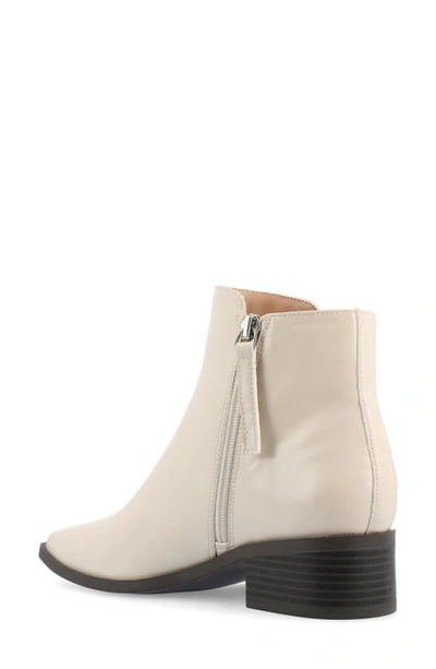 Journee Collection Capri Bootie In Off White