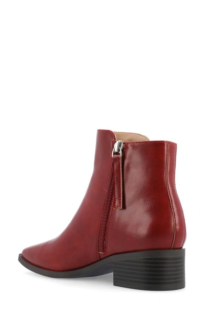Journee Collection Capri Bootie In Red