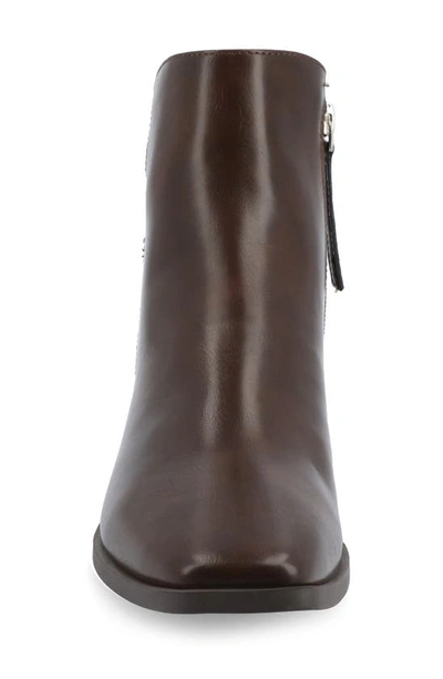 Journee Collection Capri Bootie In Brown