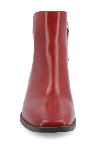 Journee Collection Capri Bootie In Red