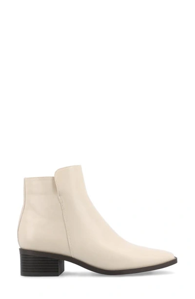 Journee Collection Capri Bootie In Off White