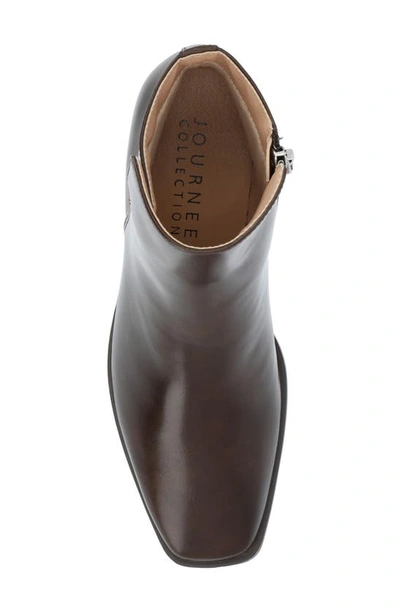 Journee Collection Capri Bootie In Brown