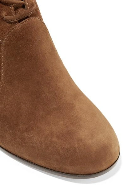 Shop Gianvito Rossi Finlay Suede Ankle Boots