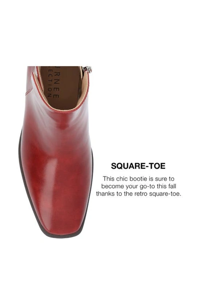 Journee Collection Capri Bootie In Red