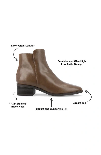 Journee Collection Capri Bootie In Taupe
