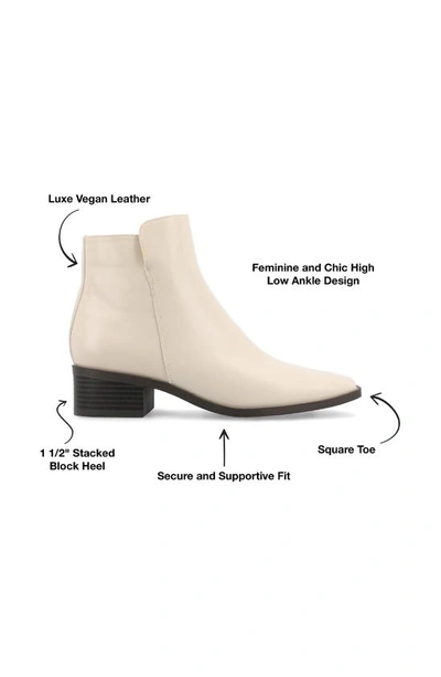 Journee Collection Capri Bootie In Off White