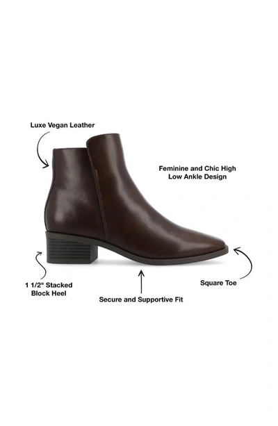 Journee Collection Capri Bootie In Brown
