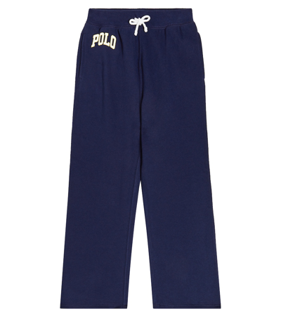 Polo Ralph Lauren Cotton-blend Fleece Sweatpants In Blue