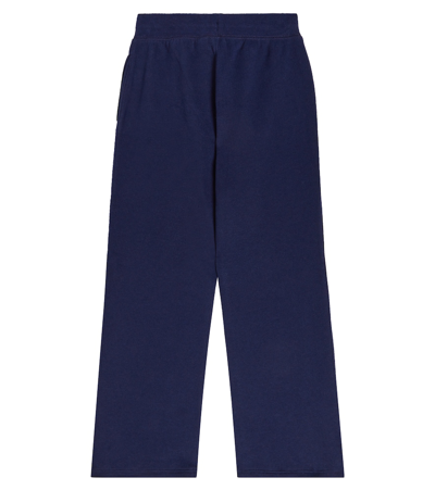 Shop Polo Ralph Lauren Cotton-blend Fleece Sweatpants In Blue