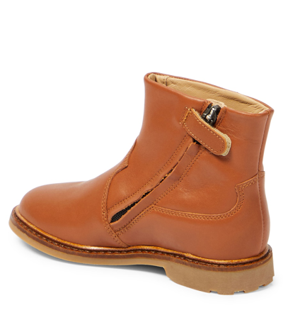 Pom D'api Sister Birdy Embroidered Leather Booties In Beige