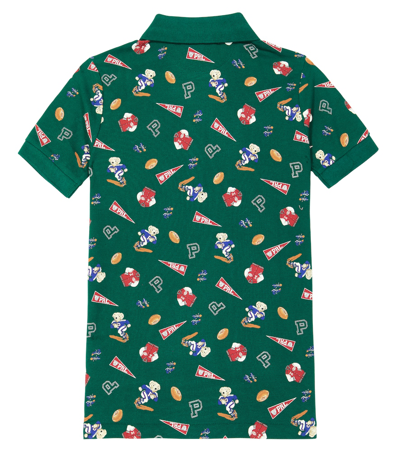 Polo Ralph Lauren Polo Bear Cotton Polo Shirt In Green
