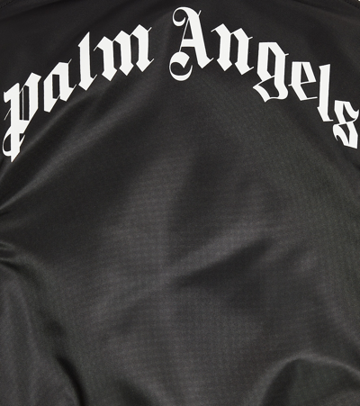 Shop Palm Angels Varsity Jacket In Black