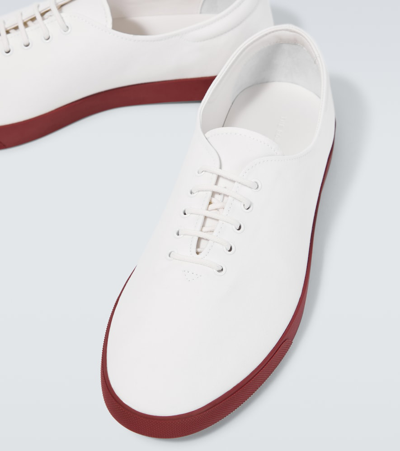 Shop The Row Canvas Sneakers In White