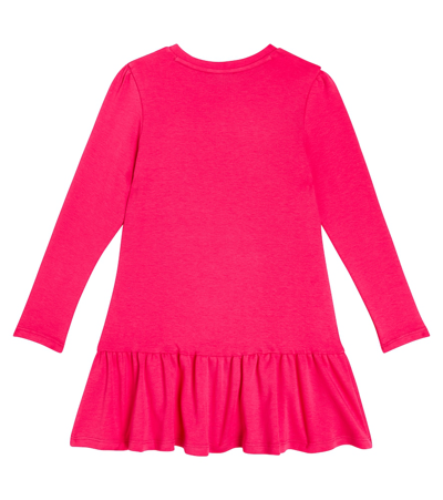 Marc Jacobs Printed Cotton Jersey Dress In Pink