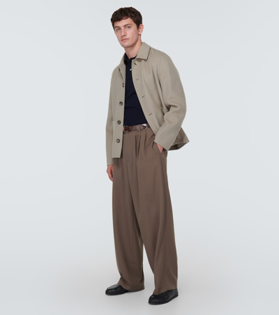 Ami Alexandre Mattiussi Ami Paris Ami Paris De Coeur Cotton Polo Shirt In Blue