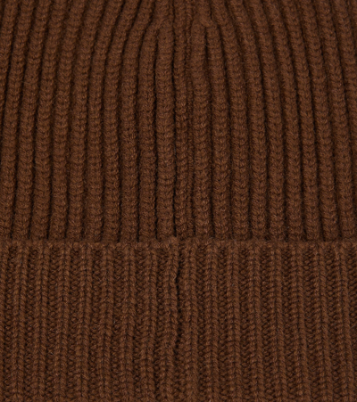 Dolce & Gabbana Wool And Cashmere Beanie In Brown