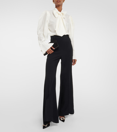 Nina Ricci Flared Pants In Black