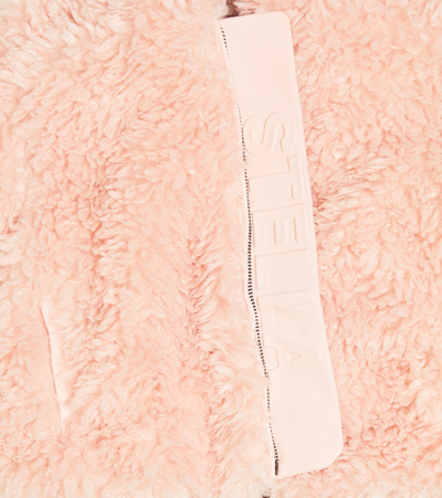 Shop Stella Mccartney Faux Fur Jacket In Pink