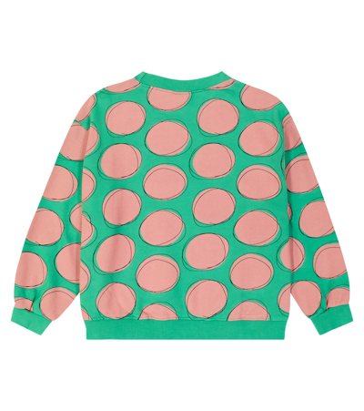 JELLYMALLOW PINK DOT COTTON JERSEY SWEATSHIRT 