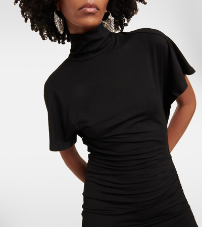 Isabel Marant Étoile Lya Draped-design Dress In Black