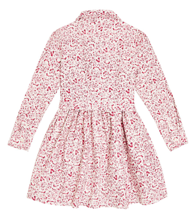 Shop Polo Ralph Lauren Francine Floral Cotton Dress In Multicoloured