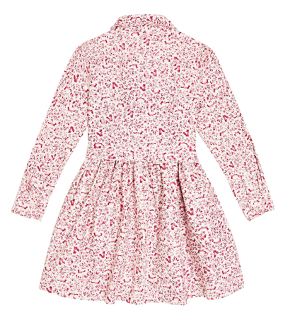 Polo Ralph Lauren Francine Floral Cotton Dress In Multicoloured