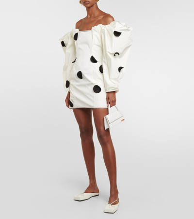 Jacquemus Off-white Le Chouchou 'les Mules Plates Ballet' Ballerina Flats In White