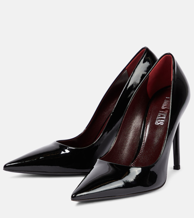 Paris Texas Black Paris 105 Patent Leather Pumps In Black
