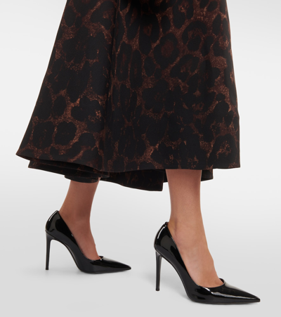 Paris Texas Black Paris 105 Patent Leather Pumps In Black