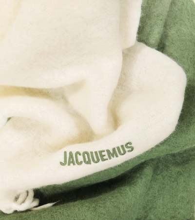 Shop Jacquemus L'écharpe Moisson Wool-blend Scarf In Multicoloured