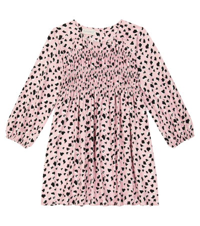 动物棉质连衣裙