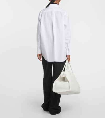 Shop The Row Eleni Cotton Poplin Shirt In White